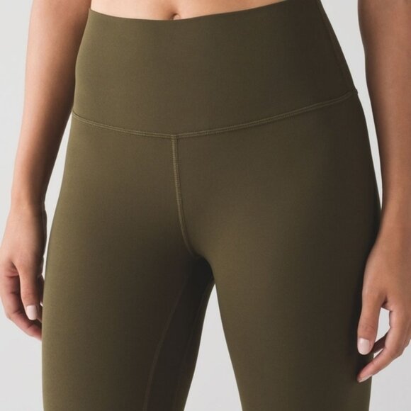 Lululemon Align Pant II Military Green Size 2 in GUC - Picture 4 of 10